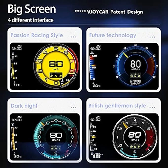 Hud Speed Display - 3 Screen Obd2