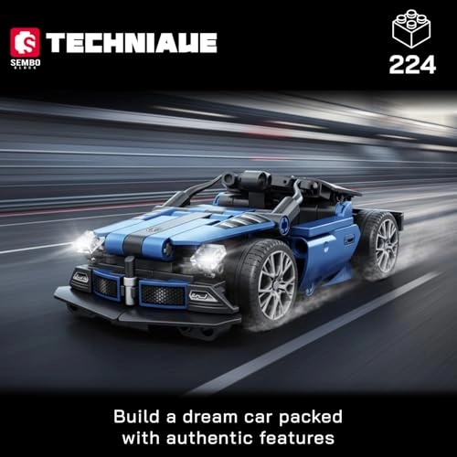 Technic Motorcycle and Car Model Kit - 1 pcs for ages 14+