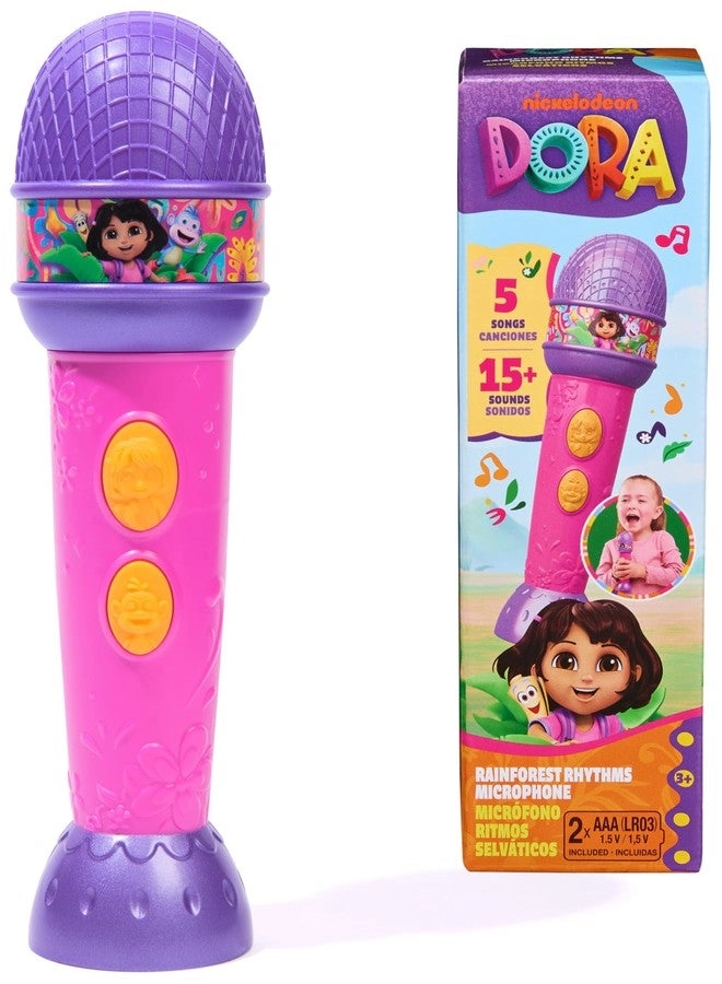 Dora Rainforest Rhythms Microphone - 3 years+
