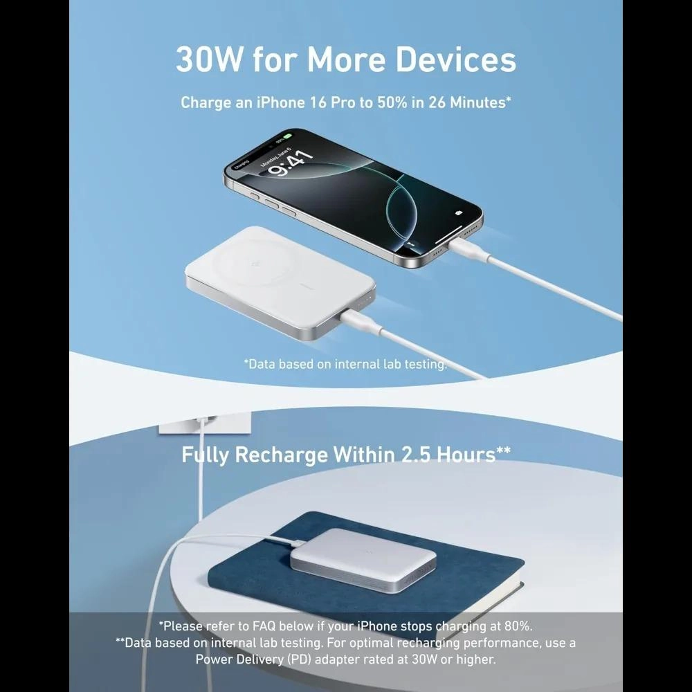 MagGo - 10,000mAh 15W Qi2 Certified