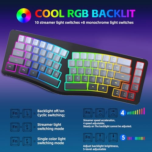 Ergonomic USB Wired Keyboard - Wired