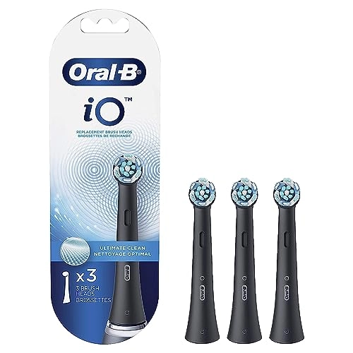 iO Ultimate Clean Replacement Brush Heads - 3pc Black