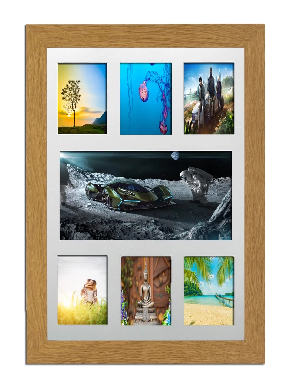 MDF 30mm Oak Frame A1 - 6x 1x
