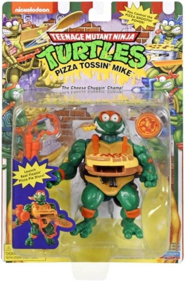 Original Classic Pizza Tossin Michelangelo Figure
