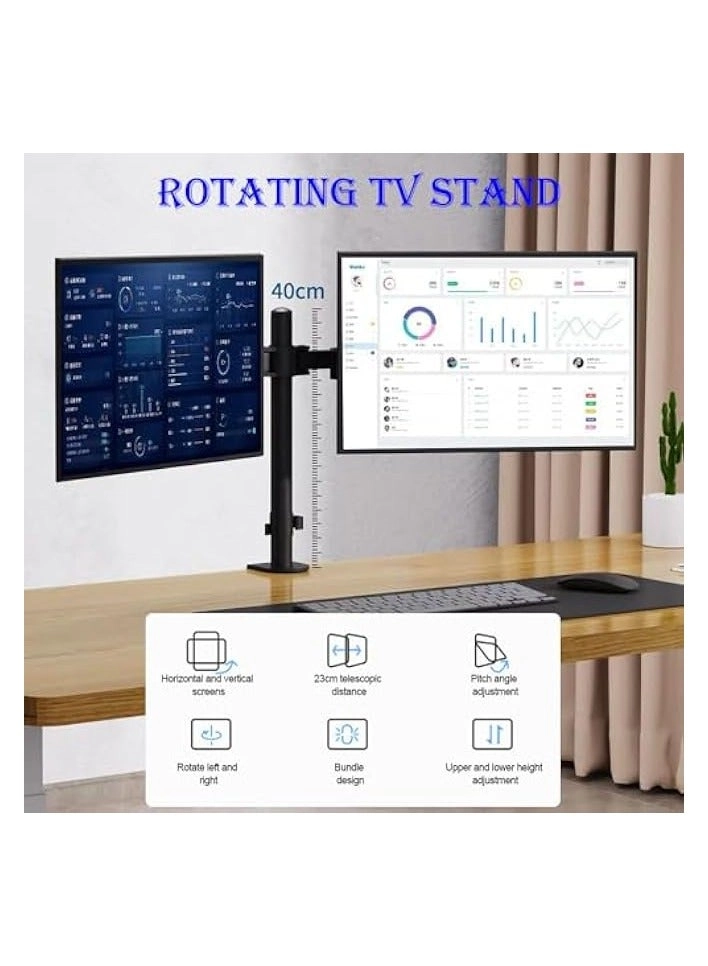 Dual Monitor Mount - 2 Monitors 32 inches 75mm or 100mm
