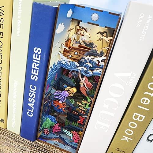 DIY Dollhouse Book Nook Kit - The Little Mermaid