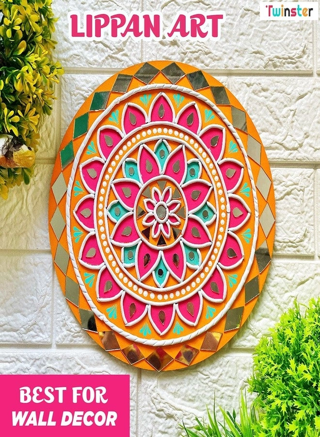 Mirror for Craft Work - 4 Big Size Mirror 100 Pieces Each and 6 Small Mirror 200 Pieces Each Kit