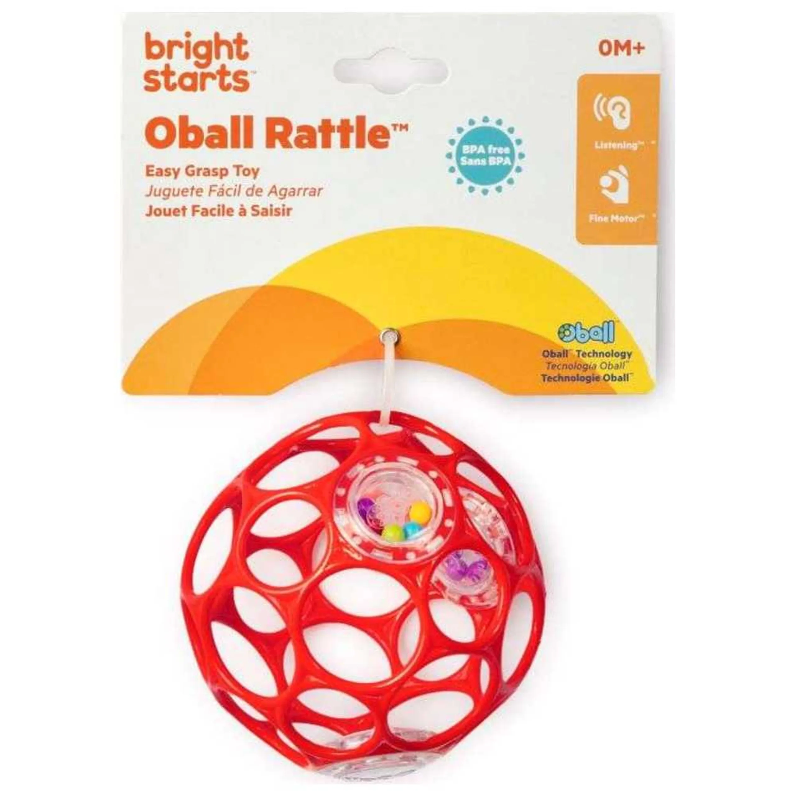 Rattle Easy Grasp Toy - Suitable for 3 months & above