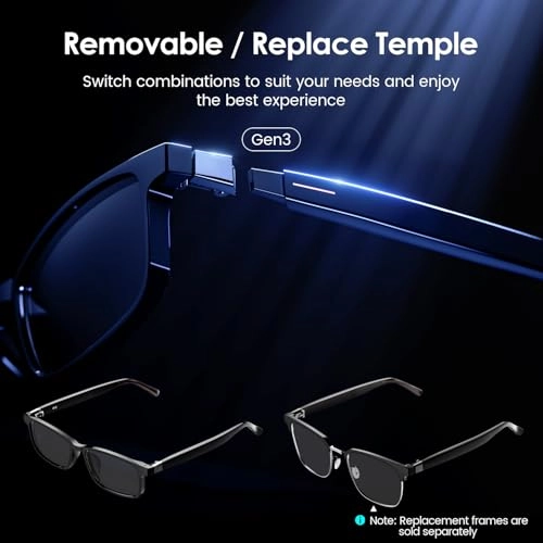 Smart Glasses - Bluetooth Touch Control Clear Lens