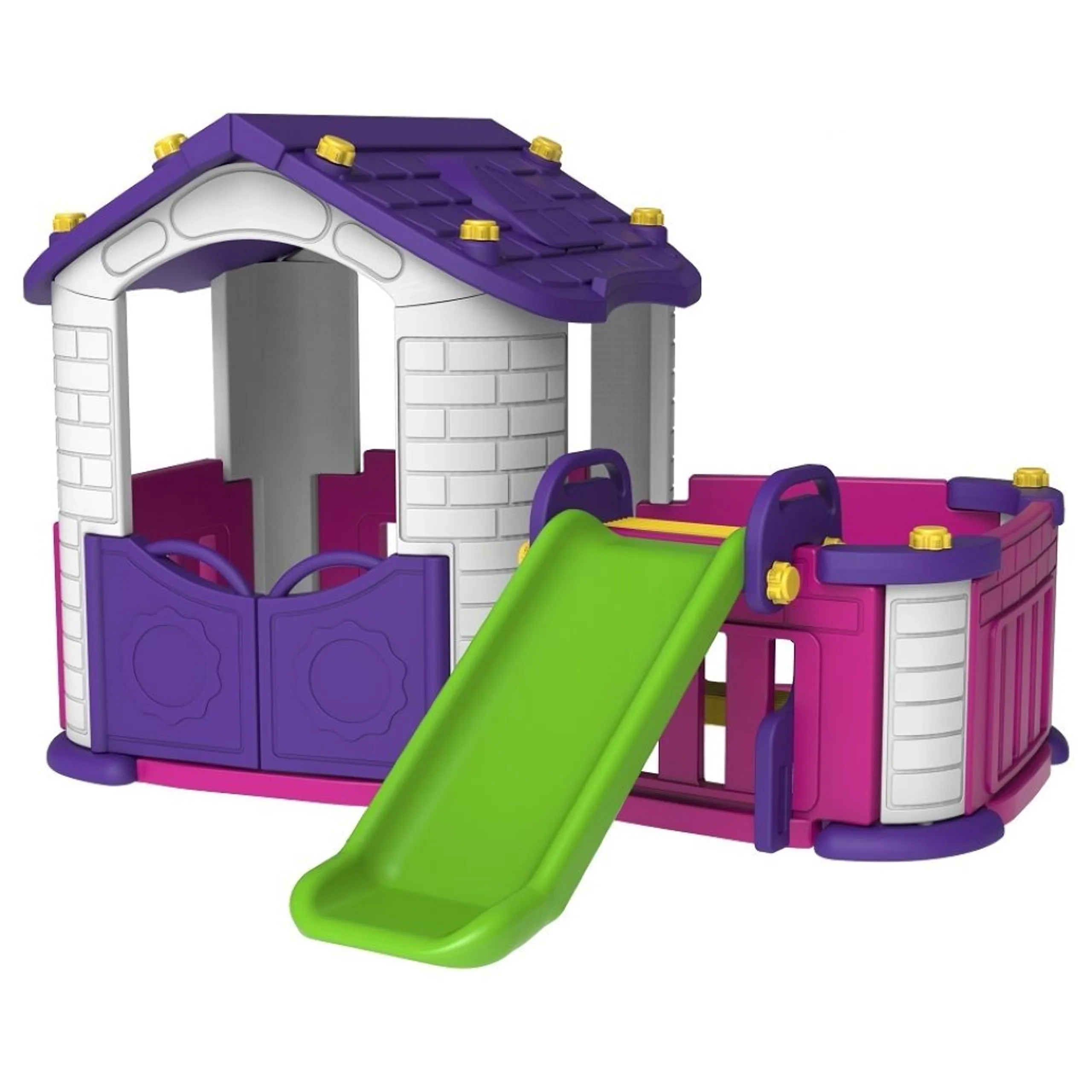 Myts All-in-1 Indoor Playhouse - With Slide Purple