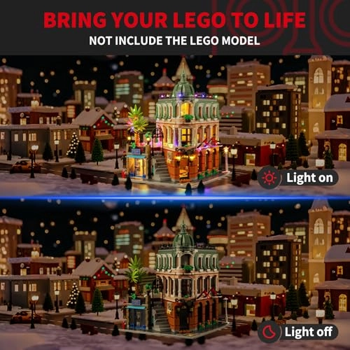 Light Kit for LEGO Boutique Hotel 10297