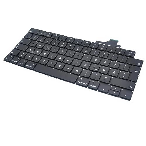German QWERTZ Keyboard + Keyboard Screws + Screwdriver - DE Wired