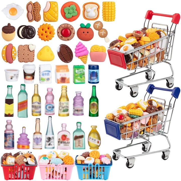 MZA STORES Mini Shopping Cart - 70pcs 30pcs
