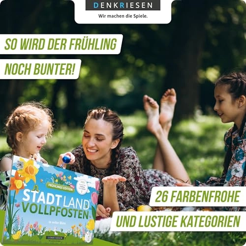 Stadt Land VOLLPFOSTEN: Spring Edition - Game Pad (German)