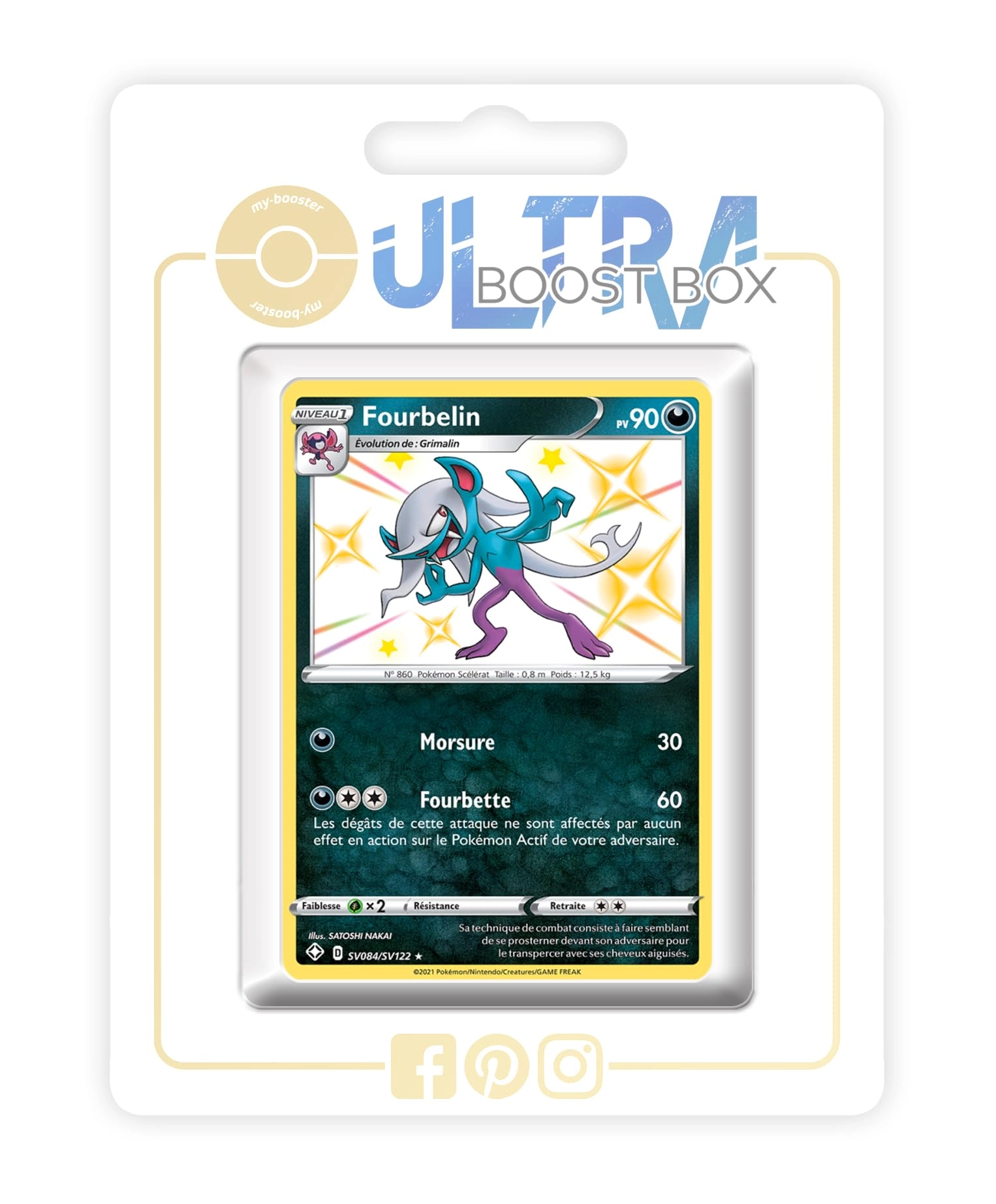 Pokémon Ultraboost Fourbelin SV045-FR-UB-SV084 - French 10pcs