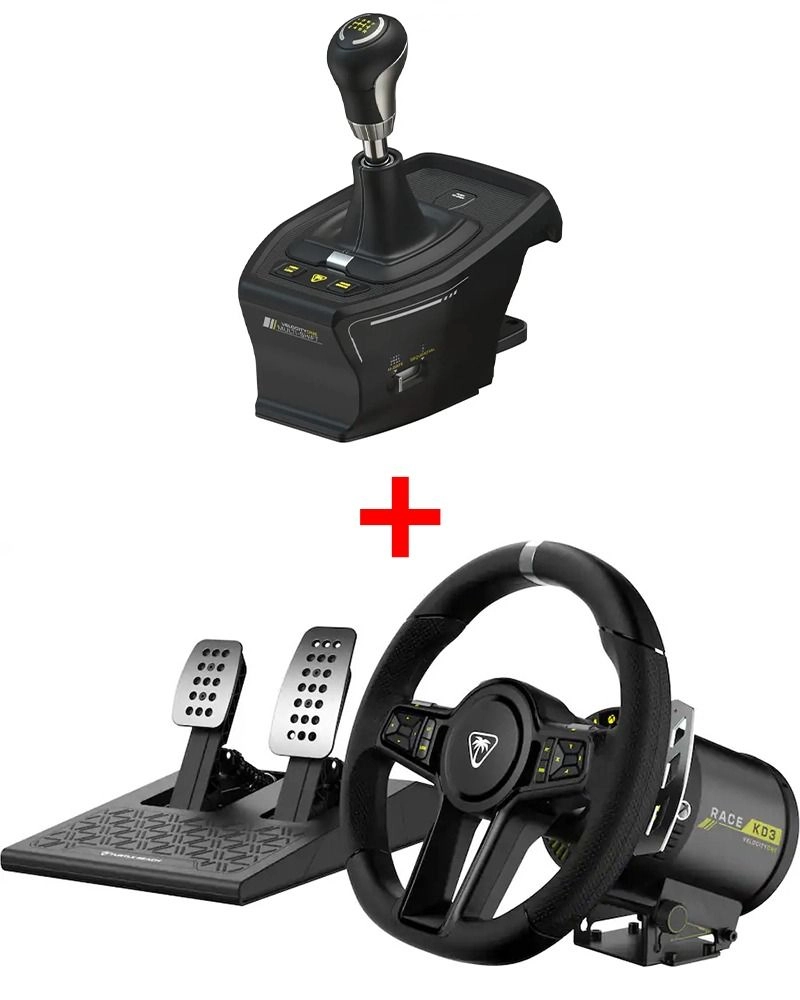 Turtle Beach VelocityOne Race KD3 - 3.2Nm 2,160° rotation + VelocityOne Multi-Shifter