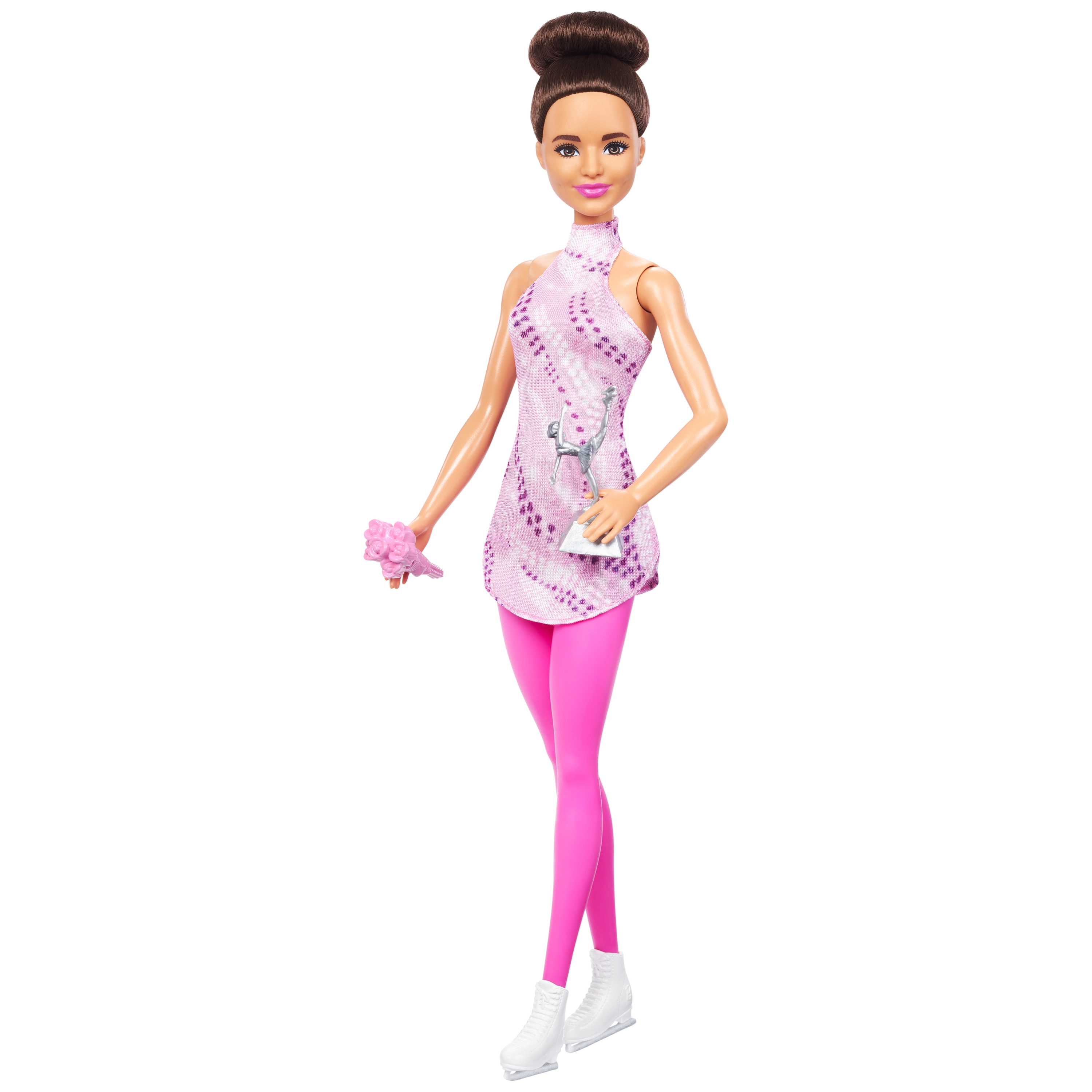 Barbie Careers Fashion Doll - Brunette Ice Skater Ages 3+
