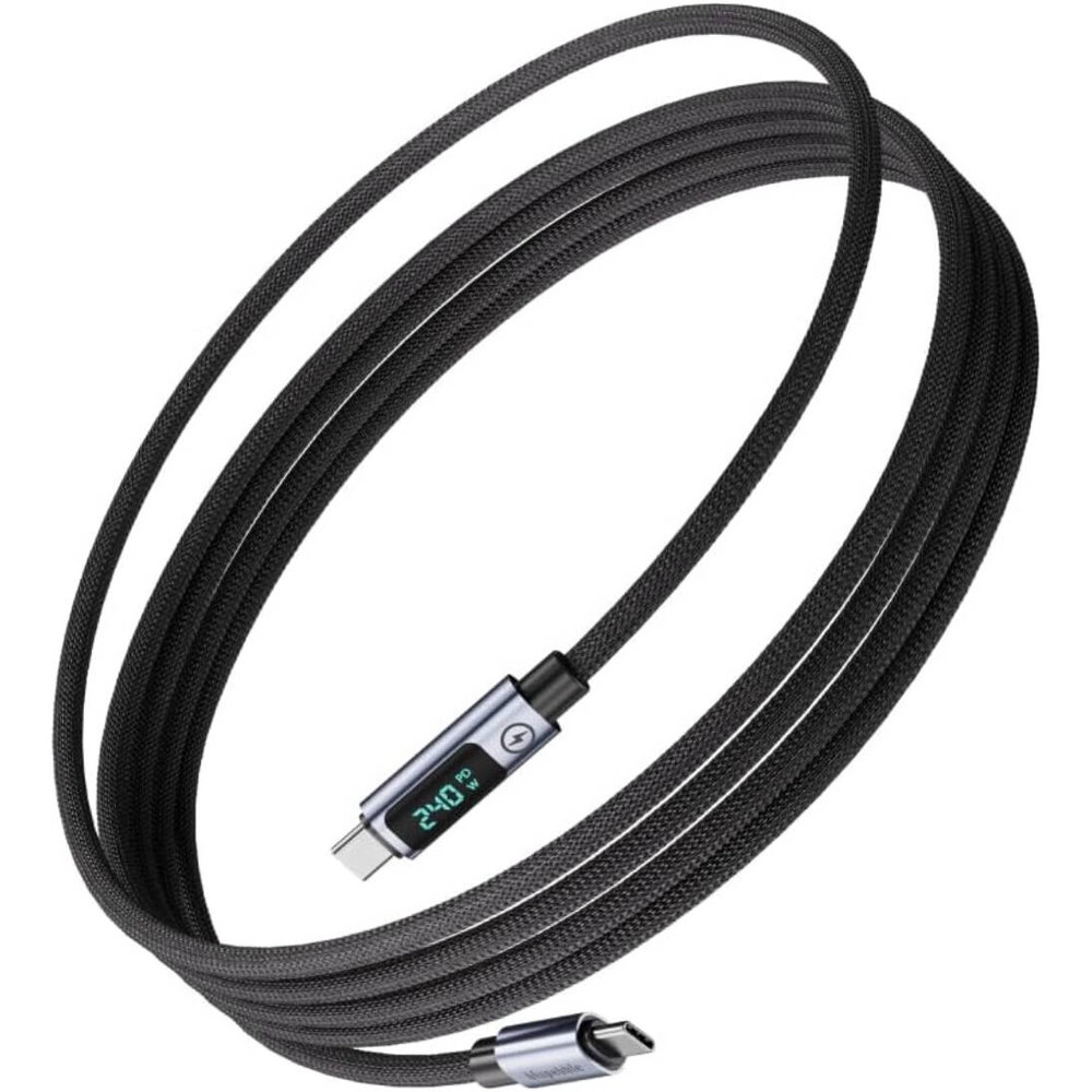 blupebble PowerFlow Cable 240W USB-C to USB-C 1.2m Braided