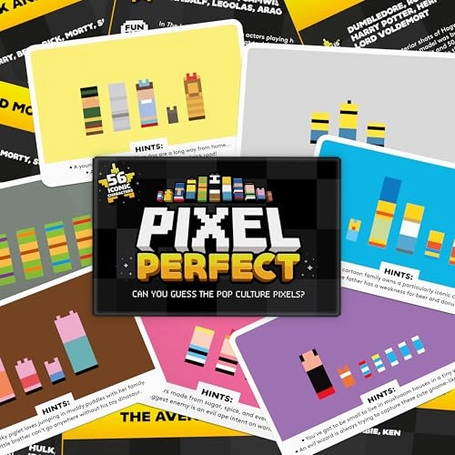 Pixel Perfect - Pop Culture Trivia Card Game