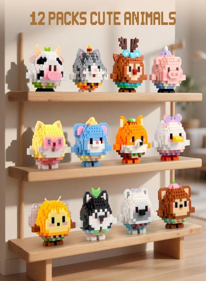 Mirco Mini Animals Building Set - 14+ 2438PCS