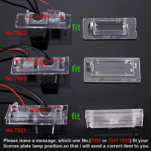 Super Pro HD Car Number Plate Light Reversing Camera - Night vision 1280 x 720 pixels