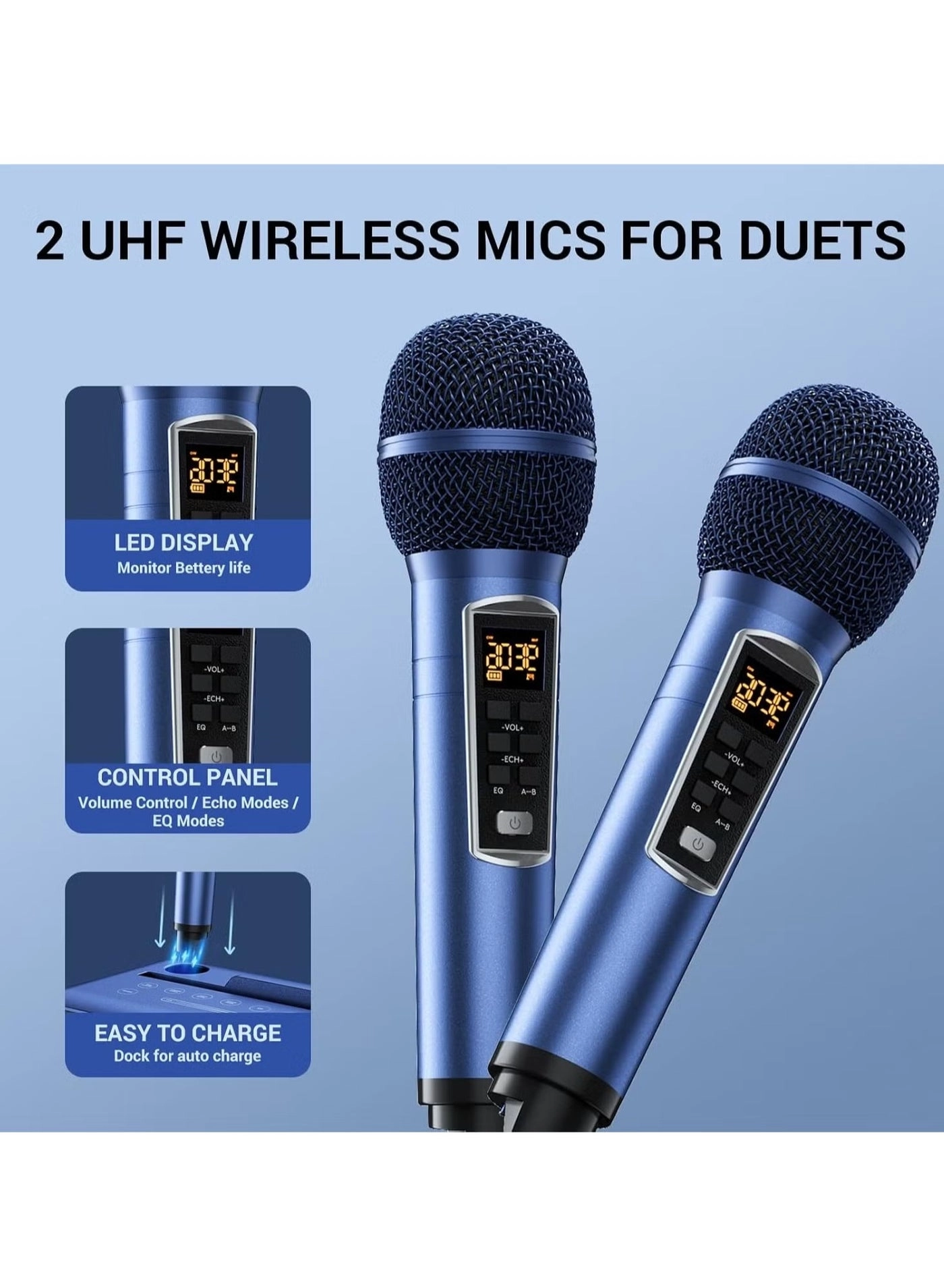 K9 - 2 Wireless Microphones