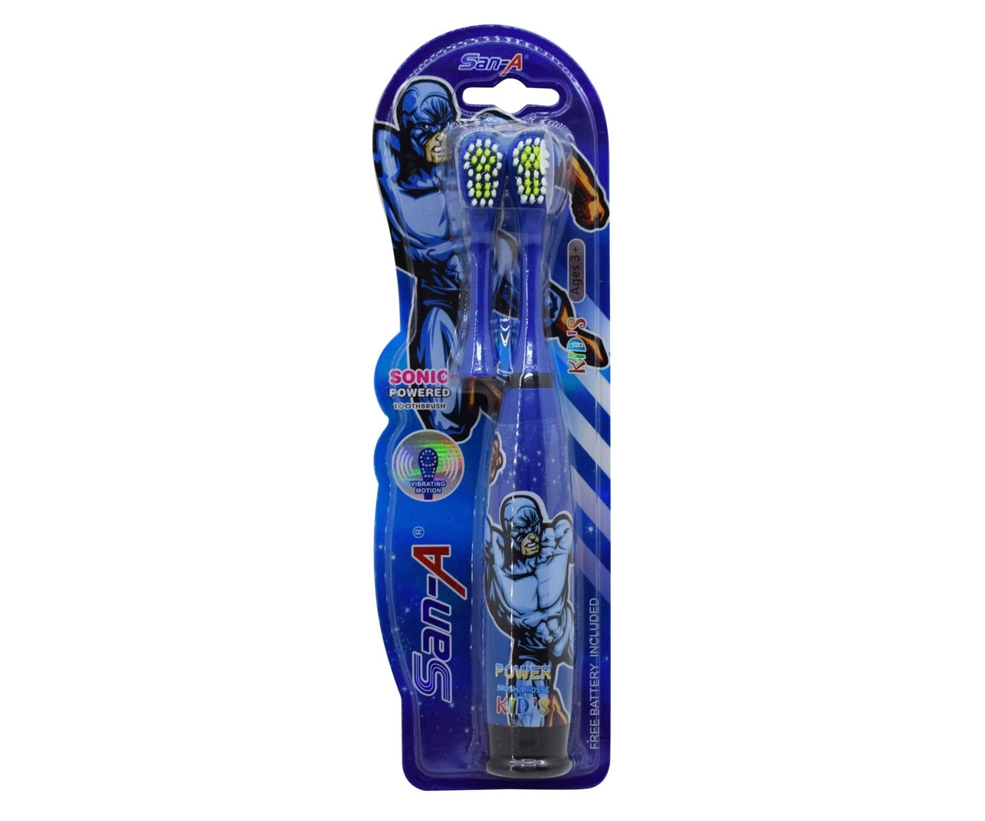 Asera Kids Cartoon Printed Electric Toothbrush - Extra Soft Battery Powered