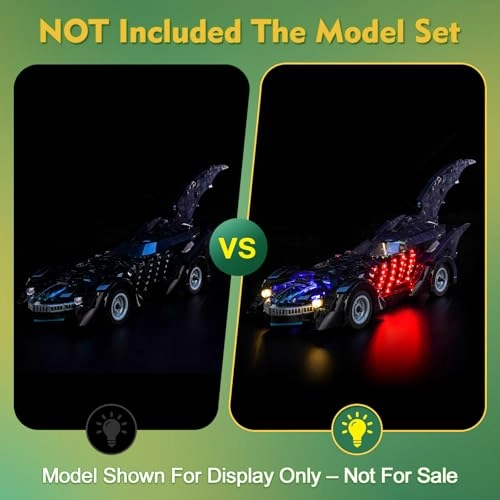 Light kit Compatible with Lego 76304 Batman Forever Batmobile - LED Standard Version
