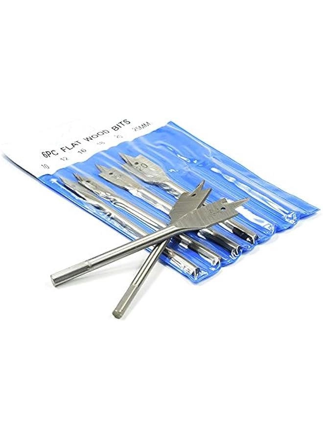 Flat Drill Sets - Steel 6 10mm25mm