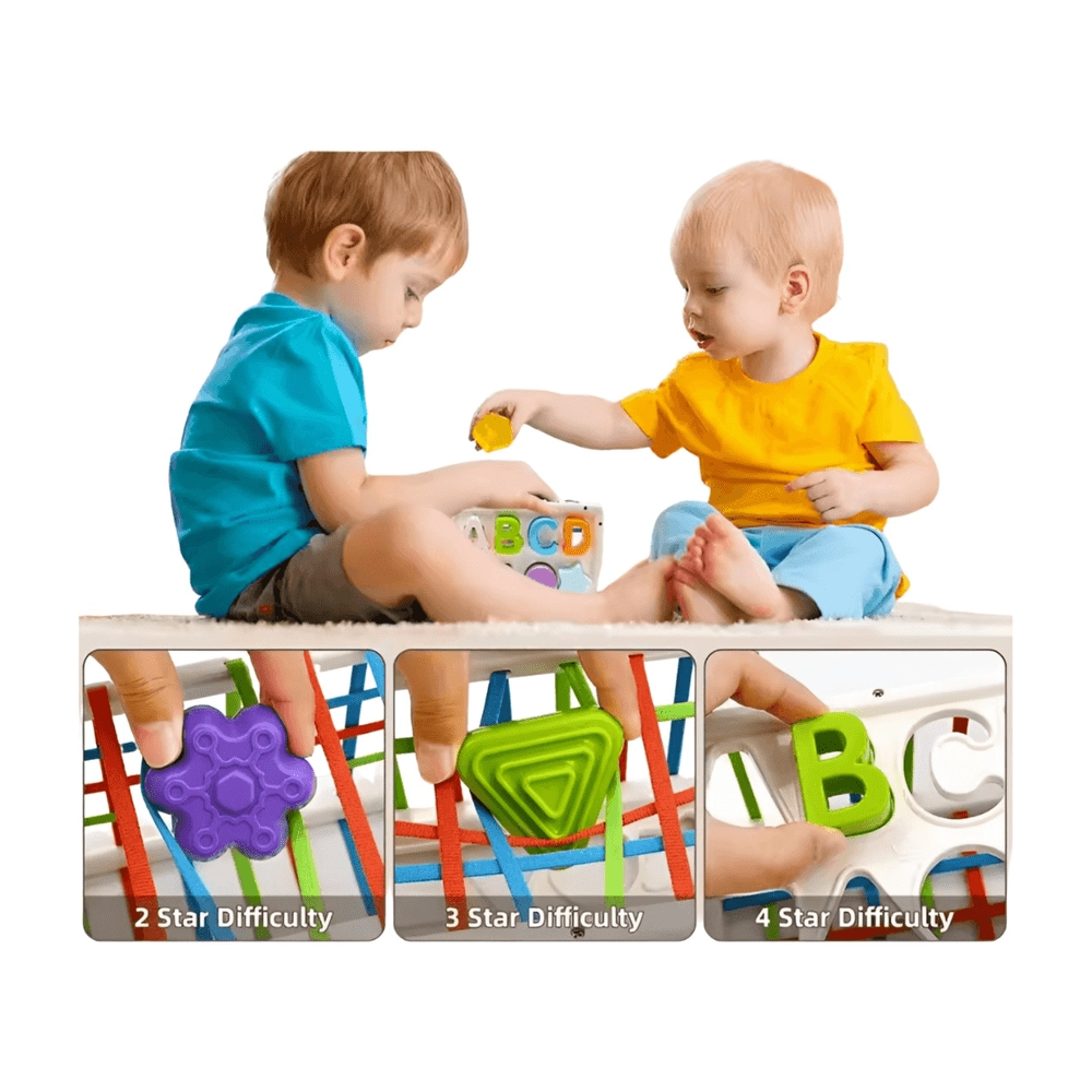 Baby Shape Sorter - 1-3 years 14 pieces