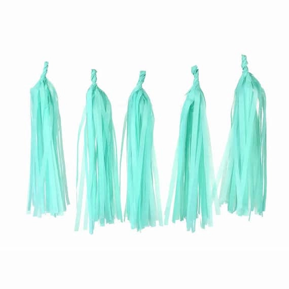 Party Popper - Red Tassels Tassel Garland