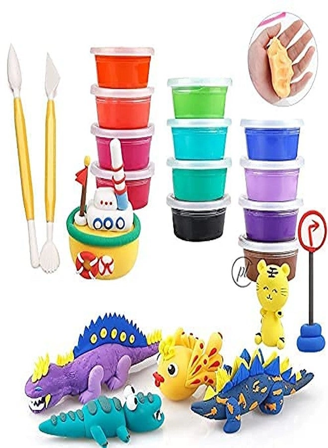 Promote Trader Clay - Art Air Dry with Tools 12pcs.