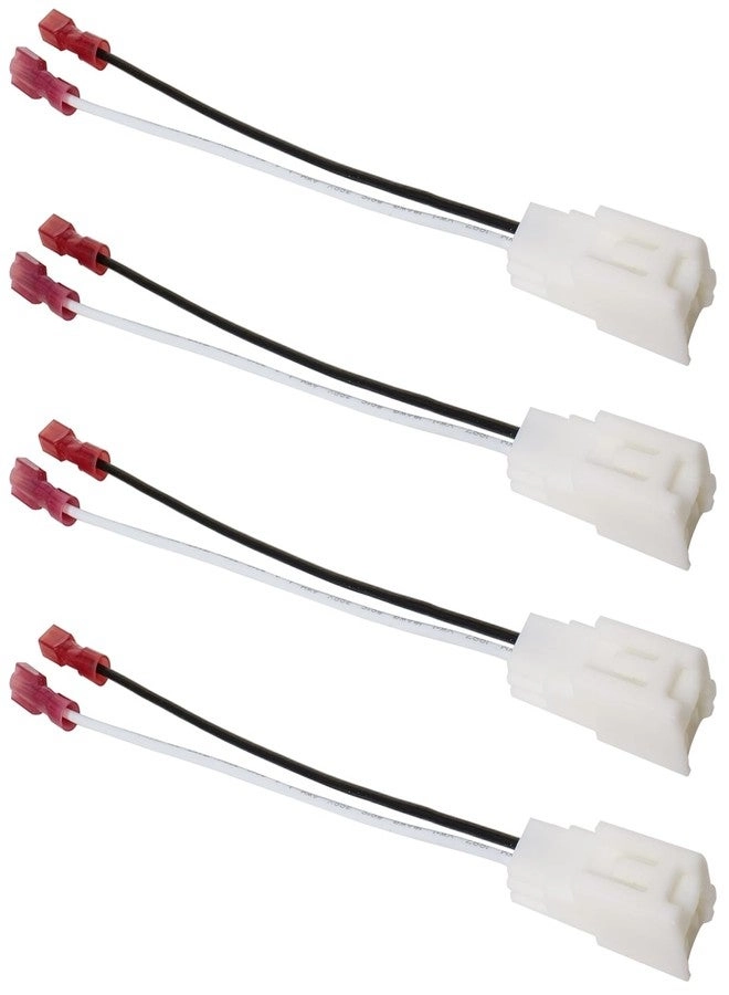 Fiegromech Car Door Speaker Wiring Harness - 4PCS Tweeter Adapter Connector