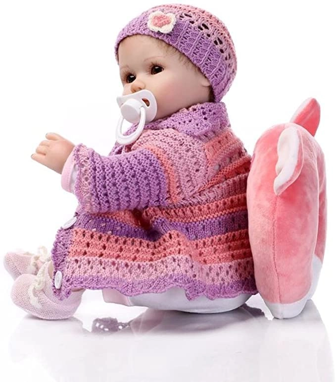 Reborn Baby Doll - 17 Inch Silicone Vinyl Ages 3+