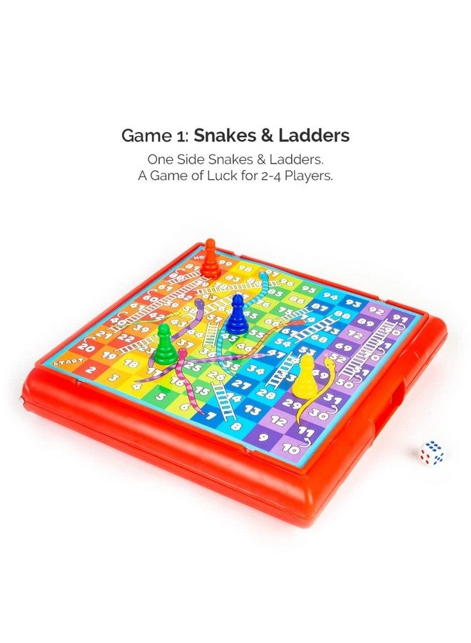 Plot 4 + Chess + 9 Mens Morris + Snakes & Ladders + Ludo