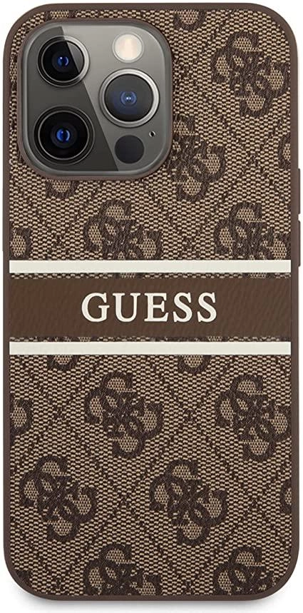 GUHCP13XPSASBBL PU Saffiano Leather Case for iPhone 13 Pro Max