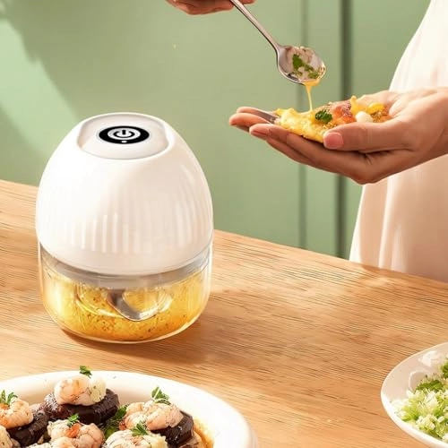 Electric Mini Garlic Chopper - 250ml USB