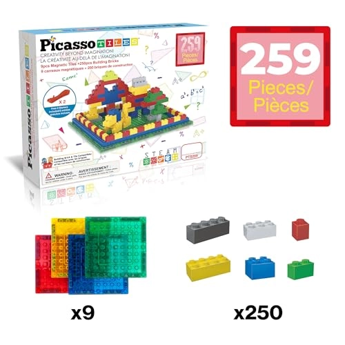 Magnetic Building Brick Combo - 259pcs