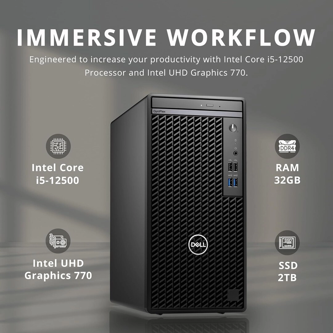 OptiPlex 3000 - i5-12500 32GB 2TB