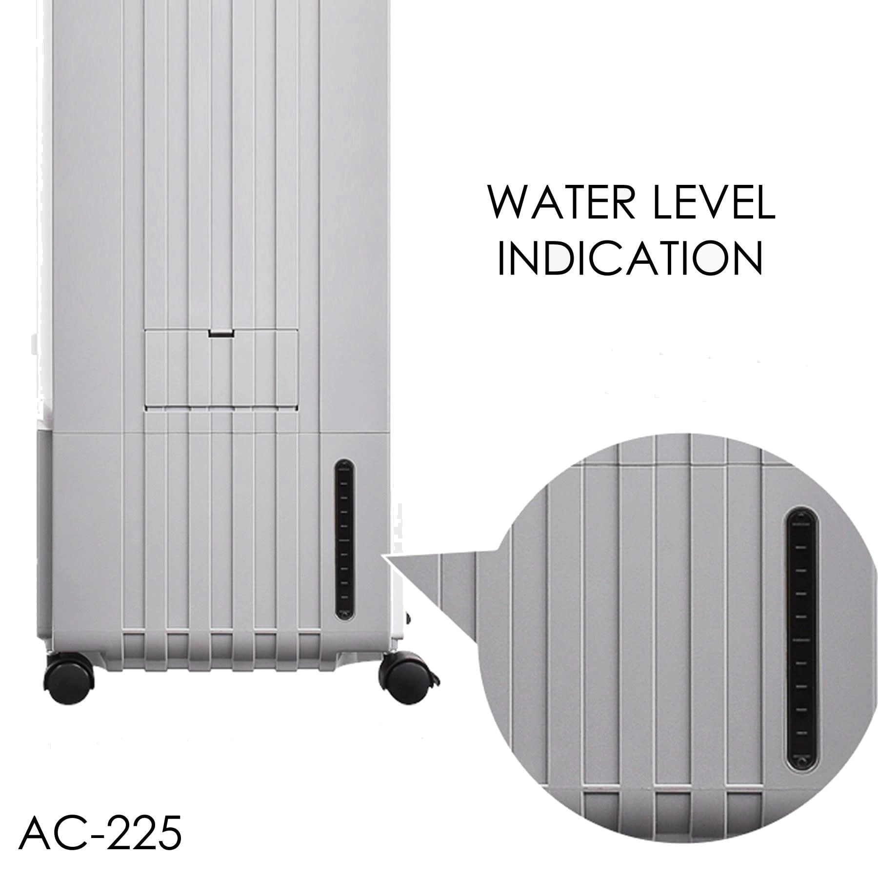 Crownline AC 225 - Mobile Evaporative Air Cooler White Remote