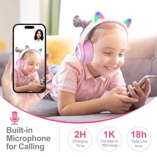 Bluetooth Cat Ear Headphones Wireless Headphone