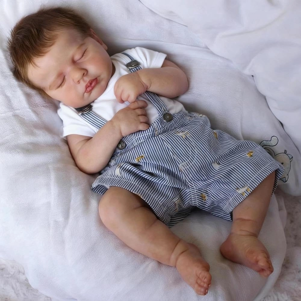 Loulou Reborn Baby Doll - 20 inch Full Body Vinyl Girl Ages 3+