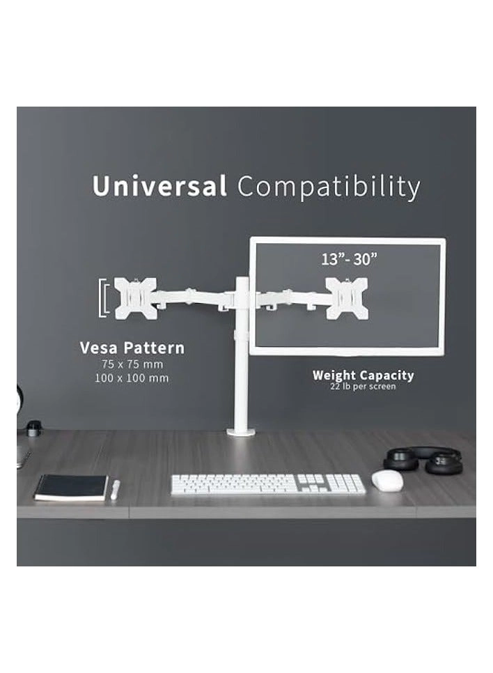 Dual Monitor Stand - 32 inch 75mm x 75mm 100mm x 100mm