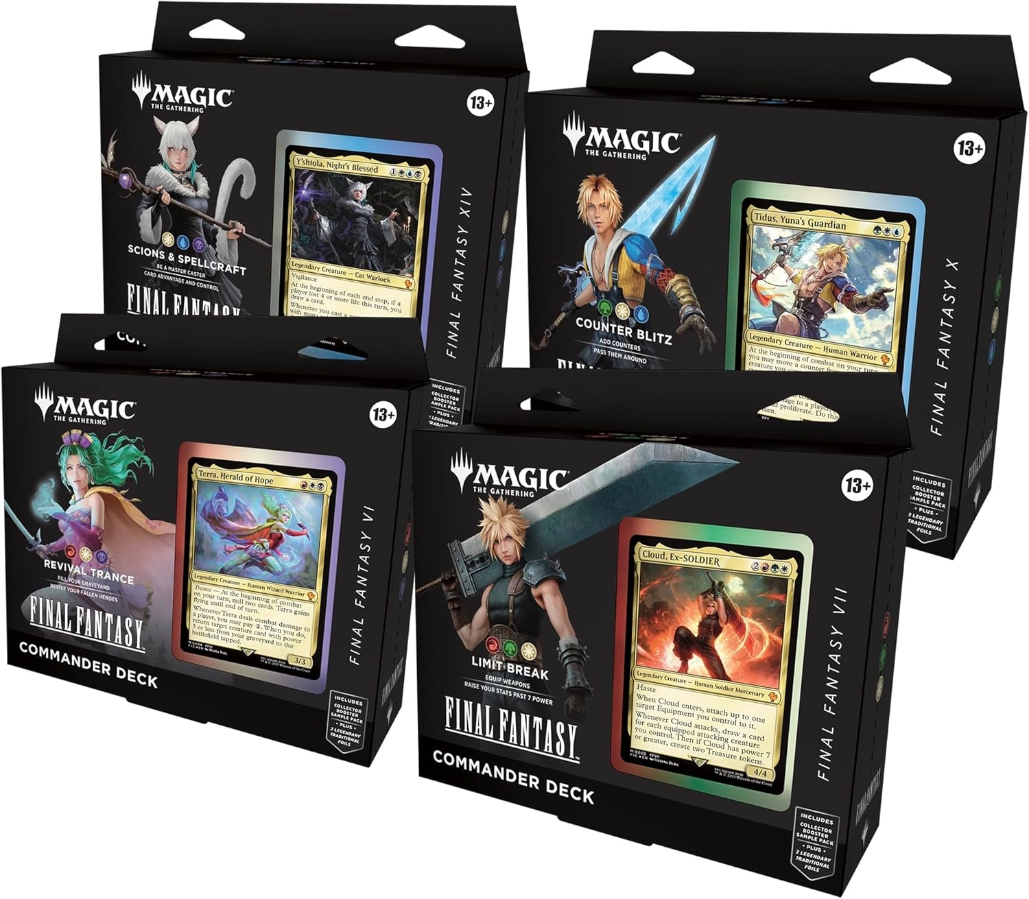 Magic: the Gathering Final Fantasy Commander Deck - 100pcs