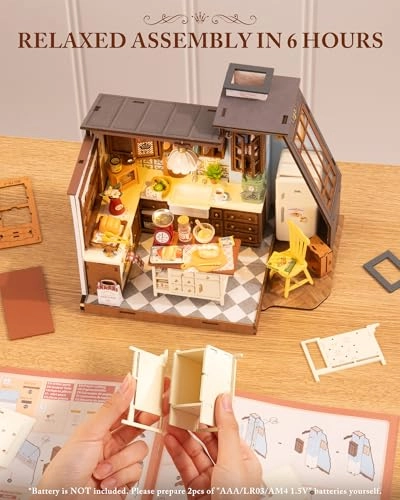 DIY Miniature House Kit - Baking Kitchen