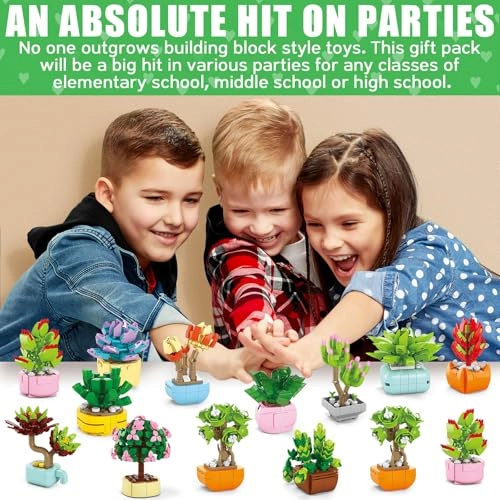 Succulents Building Blocks - Plants 24pcs