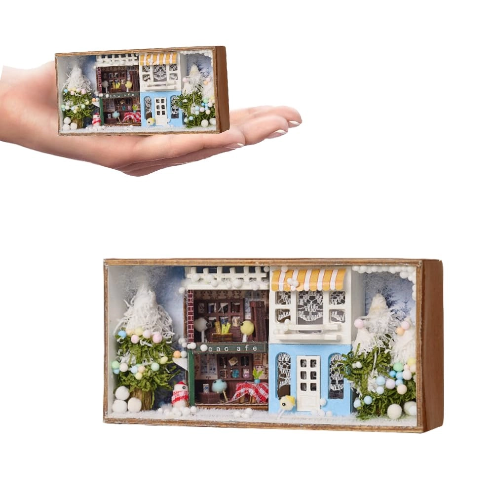 Miniature Wooden Dollhouse Furniture Kit - Creative Room 1:24