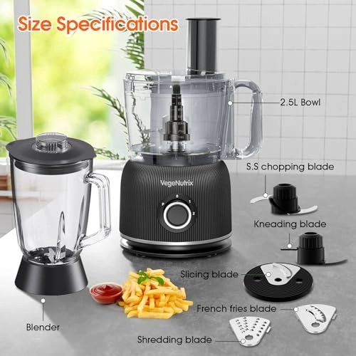 Multifunctional Food Processor - 2.5L 1500 W