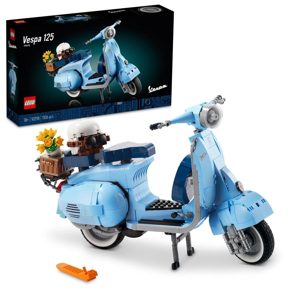 Vespa 125 (10298) - 1106 pieces pastel blue