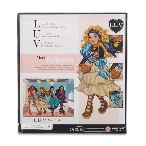 Autumn Fashion Doll - 10" Bendable Hands & Feet Ages 6+